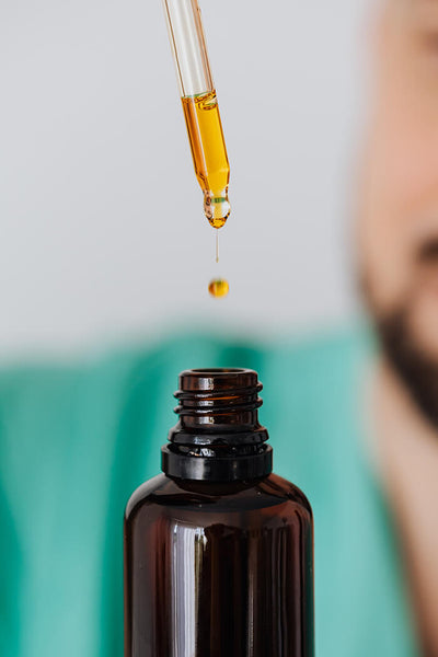 Argan Oil for Beard Care - beard oil dropper drop of beard oil