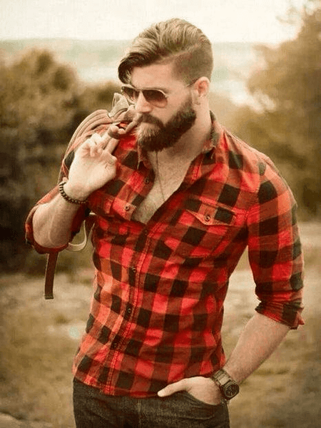 The Rise and Fall of the Lumbersexual male model