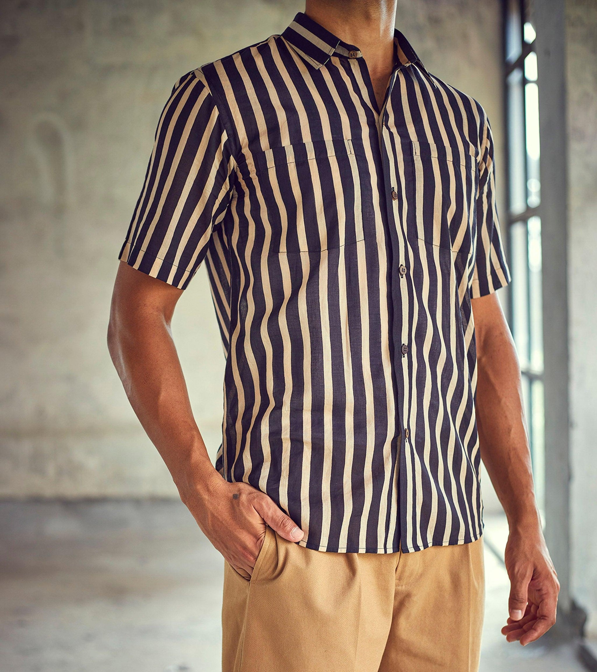 TMT OMBRE CHECK SHORT SLEEVES SHIRTS - シャツ