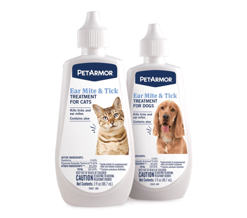 Ear Mite & Tick treatment for cats and dogs