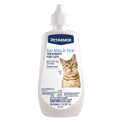 Ear Mite & Tick Treatment For Cats