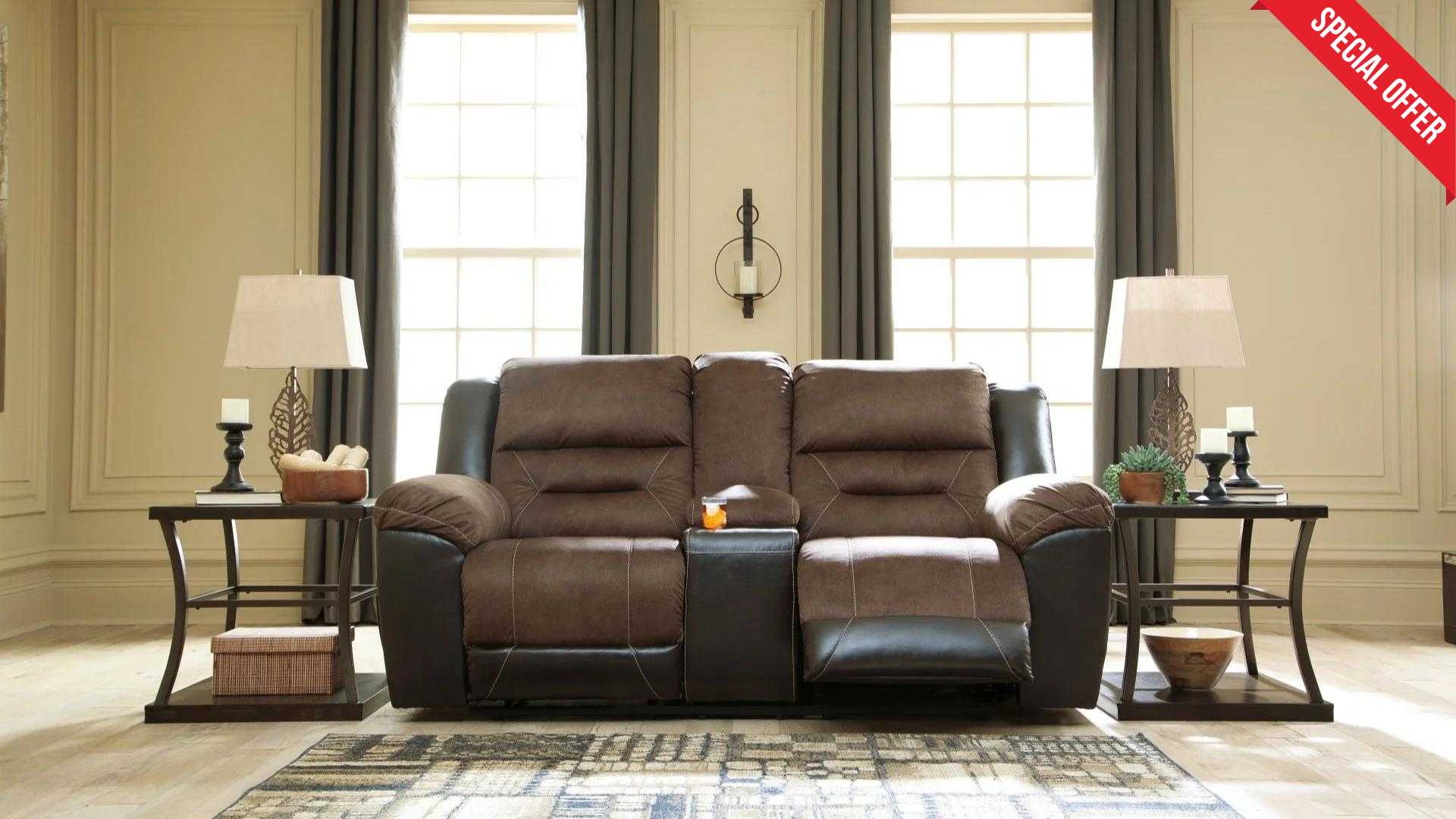 Earhart Reclining Loveseat with Console