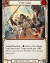 Picture of V for Valor (Blue) [DTD062] (Dusk Till Dawn)  Rainbow Foil