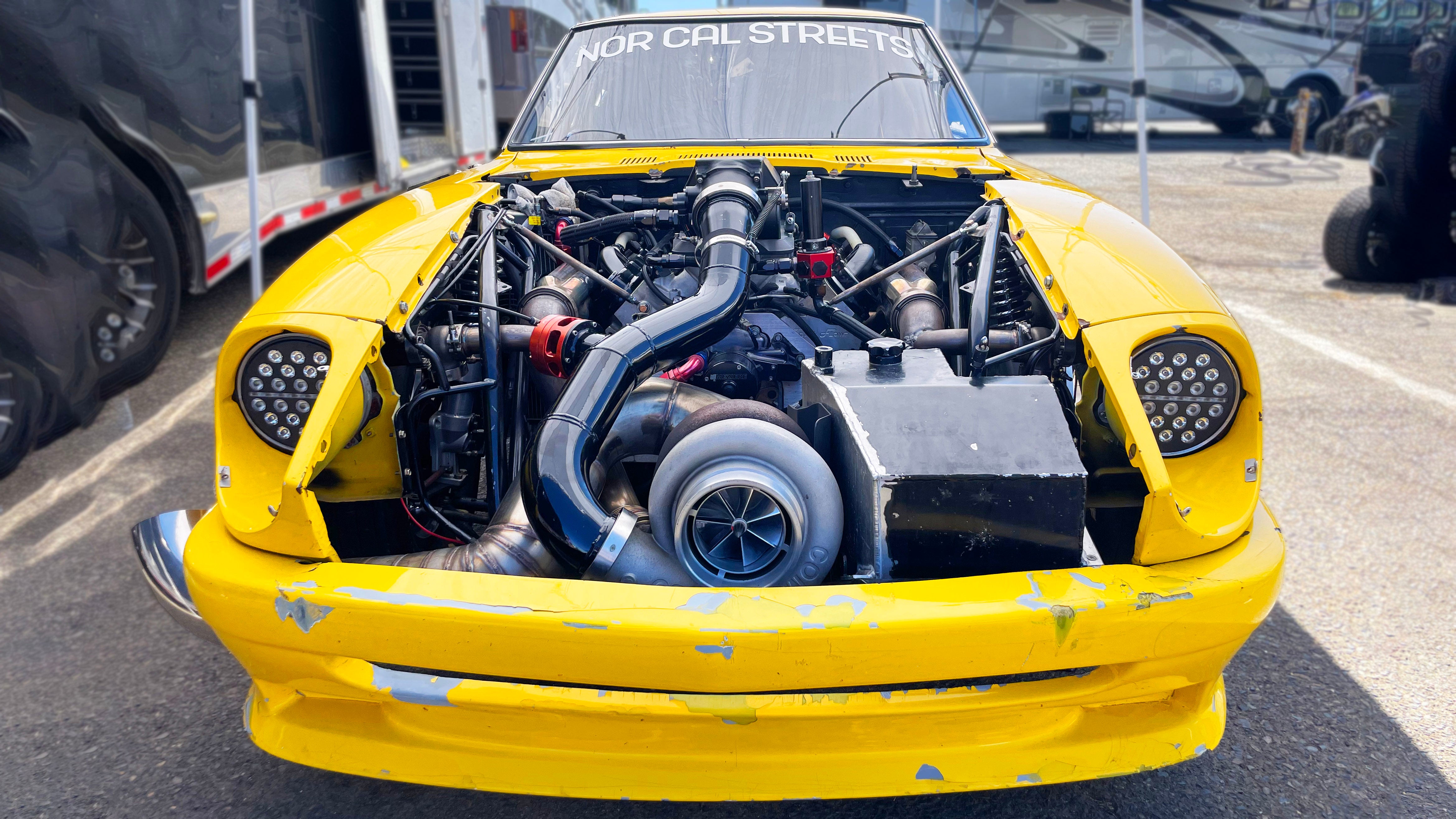 Street Racer At The Track For The First Time 118mm Turbo 240z 13video