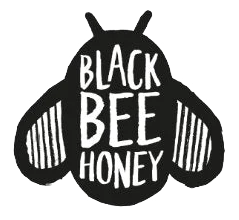 Black bee honey Logo