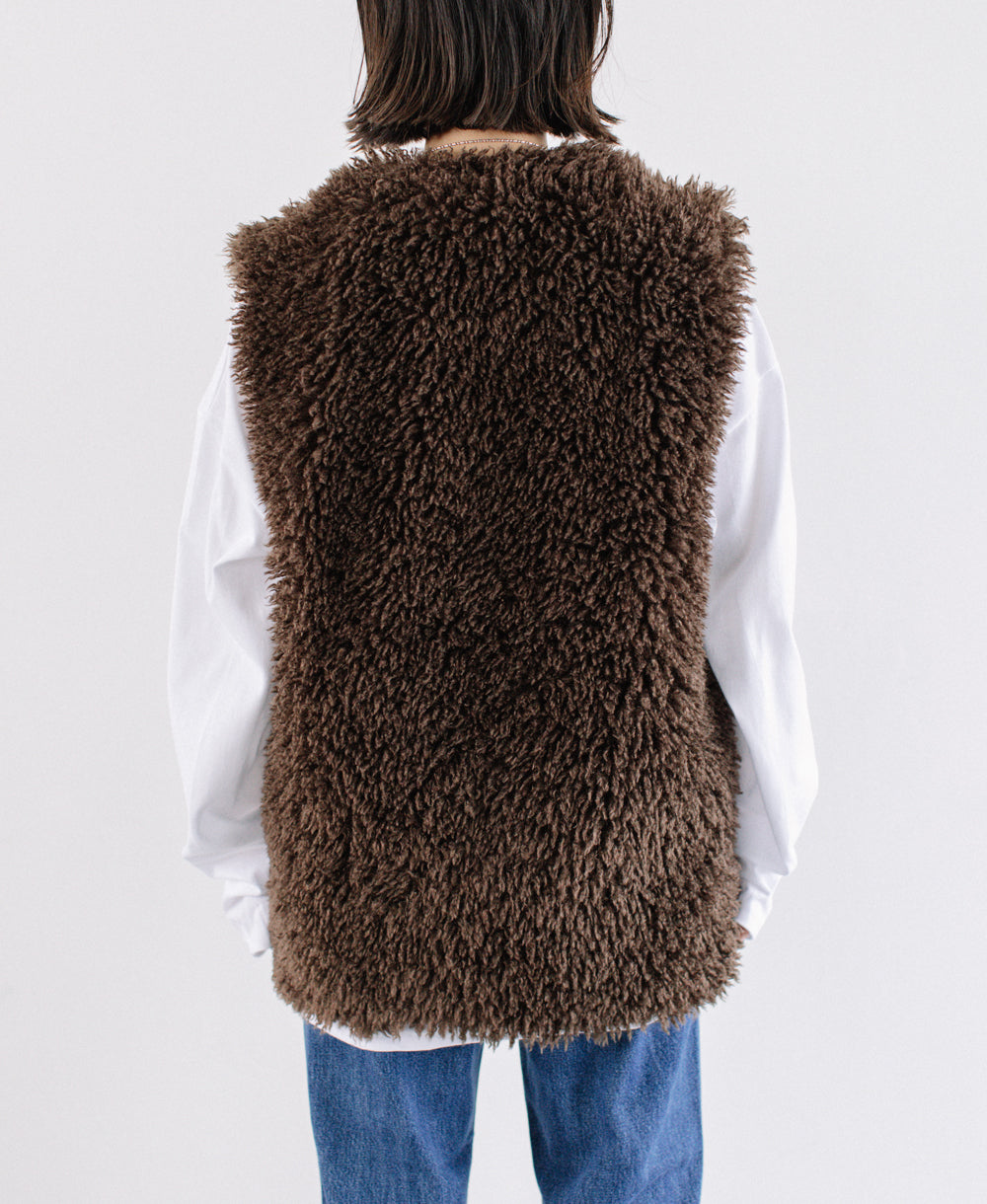 eco fur vest – SUWDEE