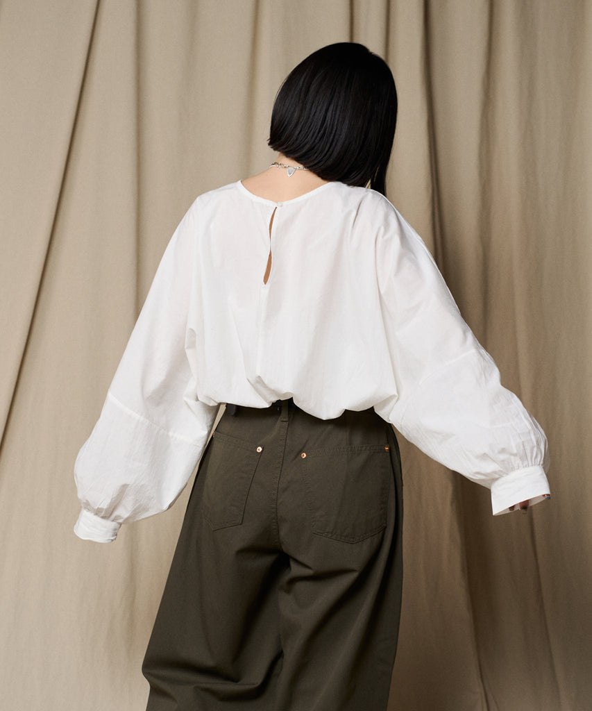 agawd新品タグ付き Puffsleeve Gauze Blouse 完売品レディース ...