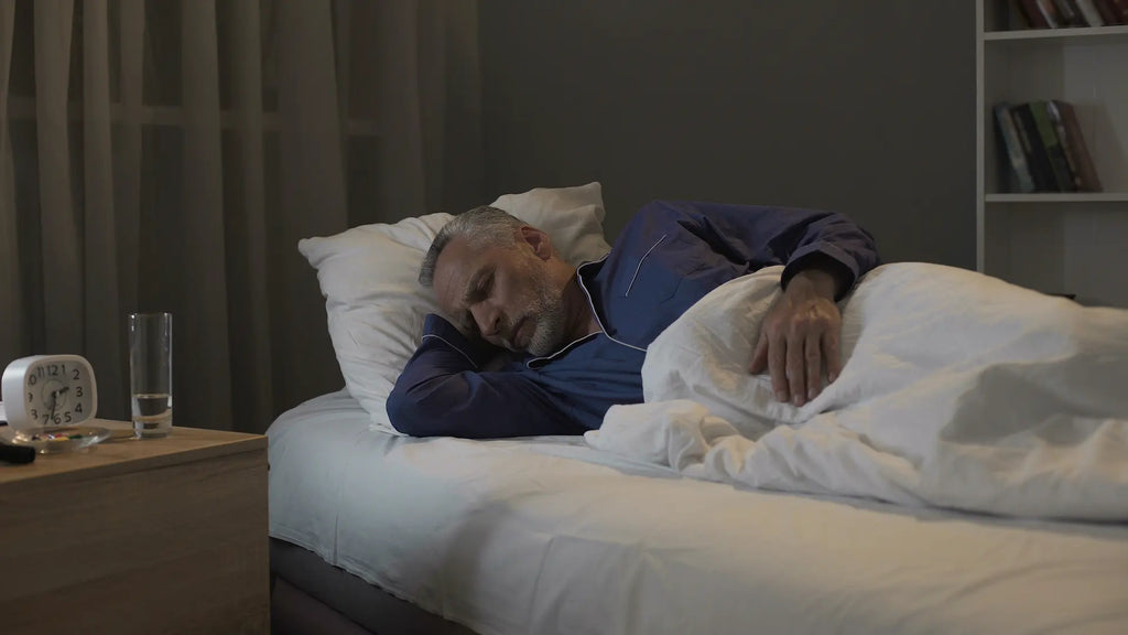 old man with hypertension sleeping