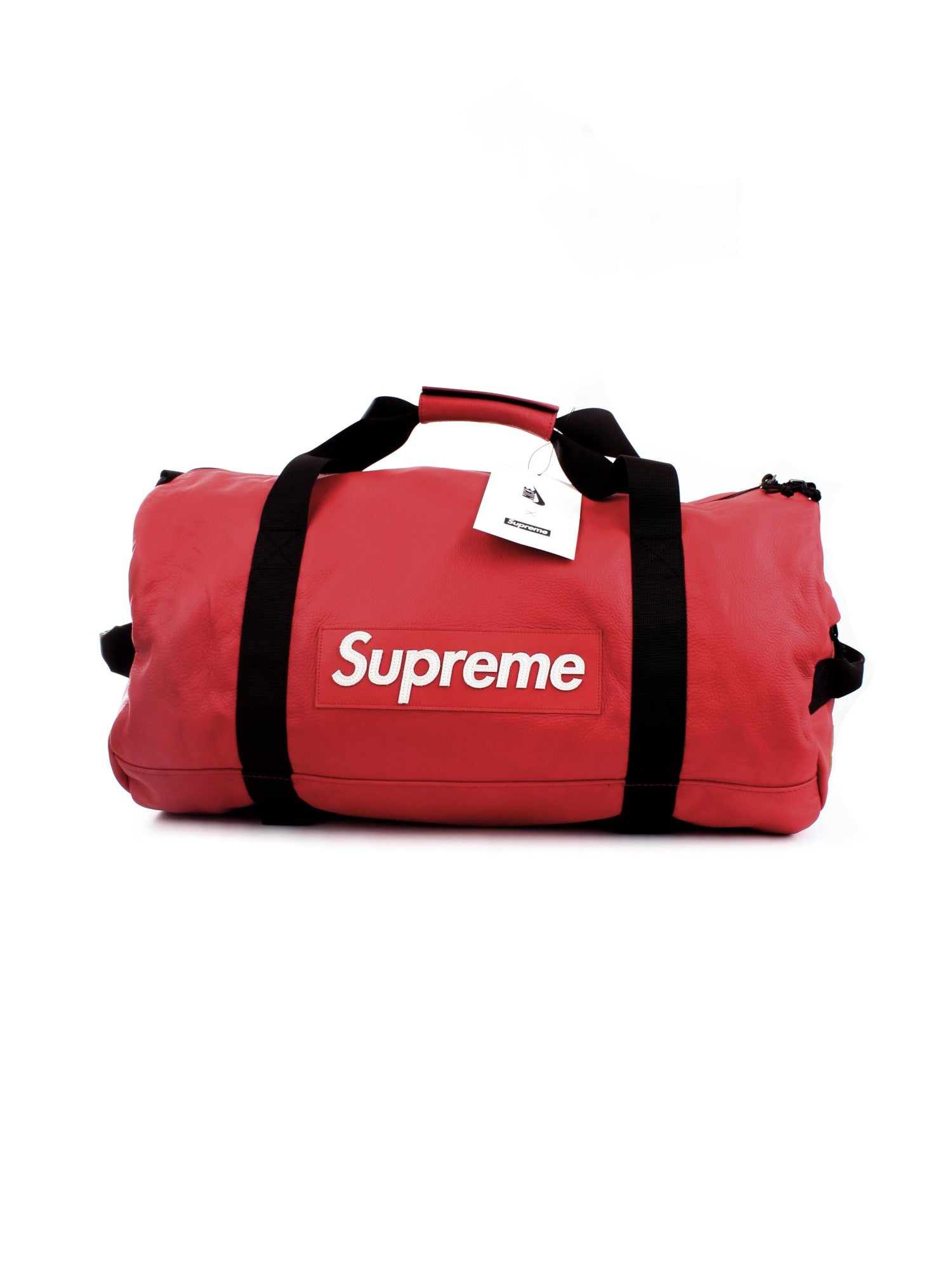 supreme leather duffle bag