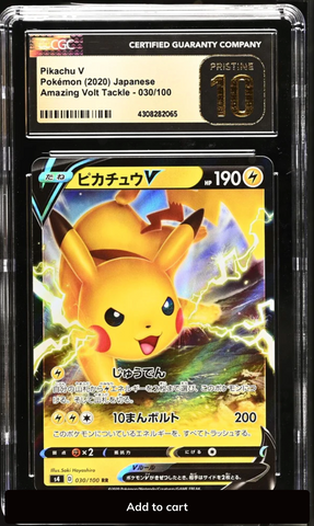 CGC Pokemon Card Pikachu