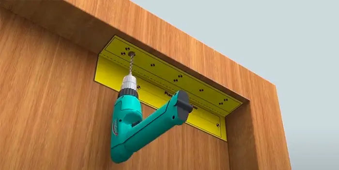 how to install a 600lb electromagnetic lock - Step 1