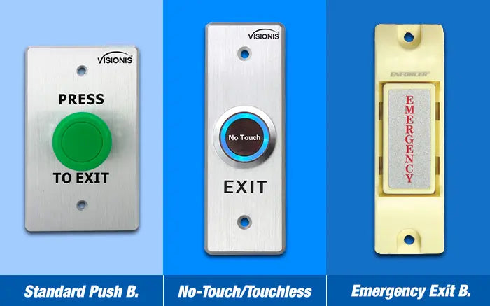 Types of Push to Exit Buttons