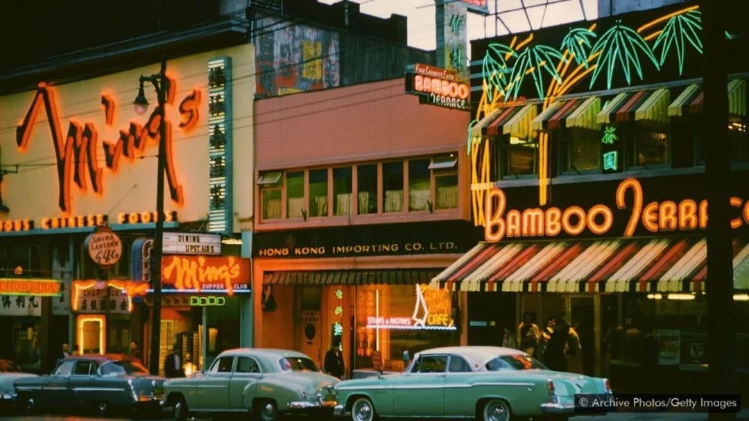 pender street neon signs