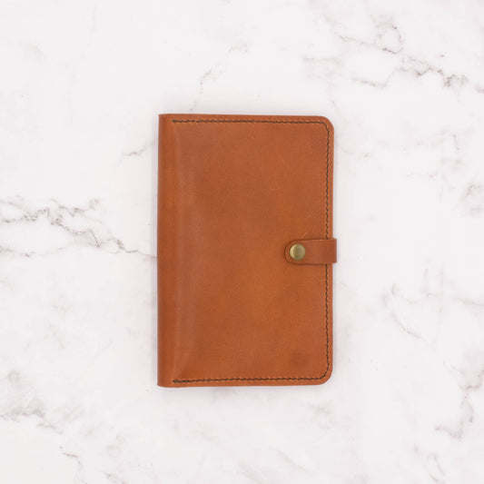 Designer Vegetable Tanned Leather Passport Cover