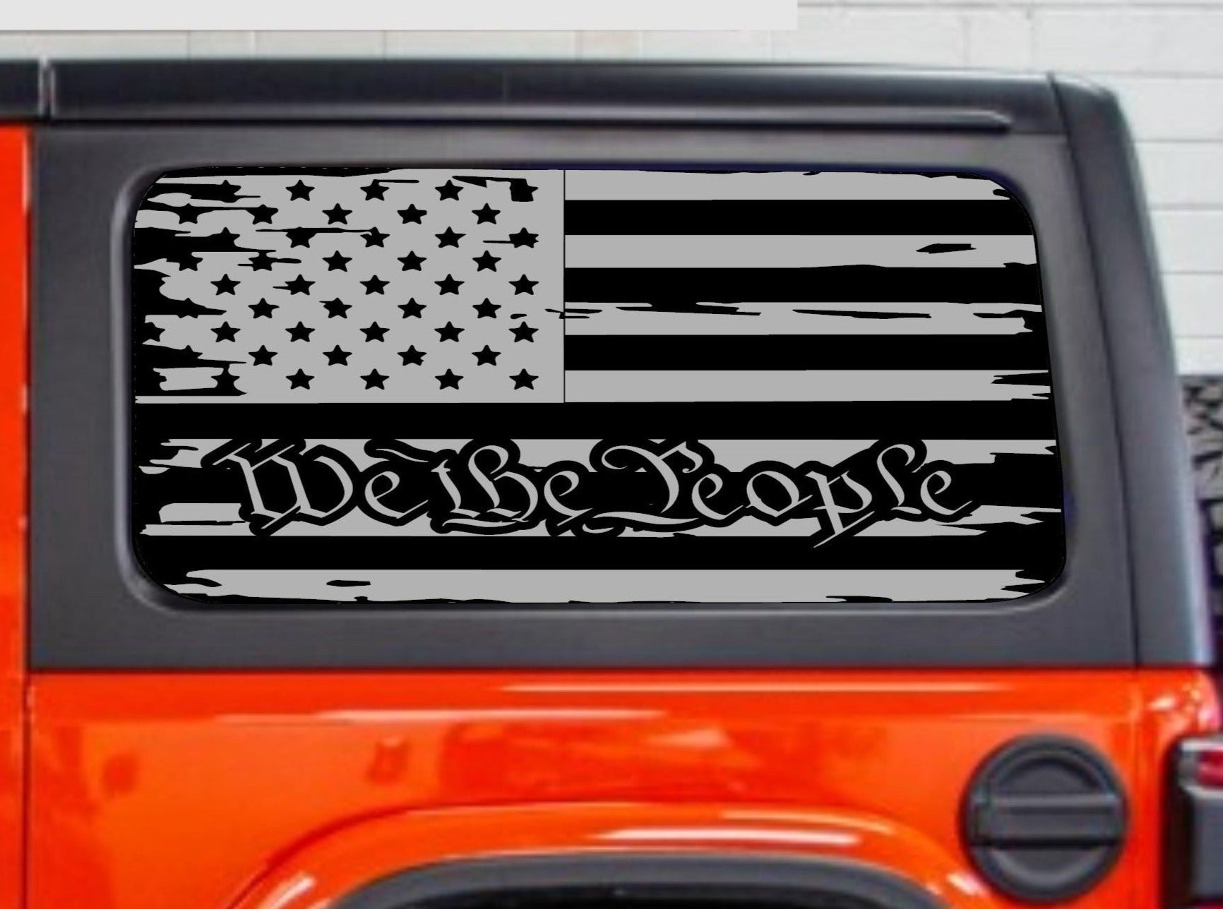 Jeep Wrangler JL JK 2-Door Rear Side Windows Decals Stickers Set of Am – US  PATRIOTS DESIGN