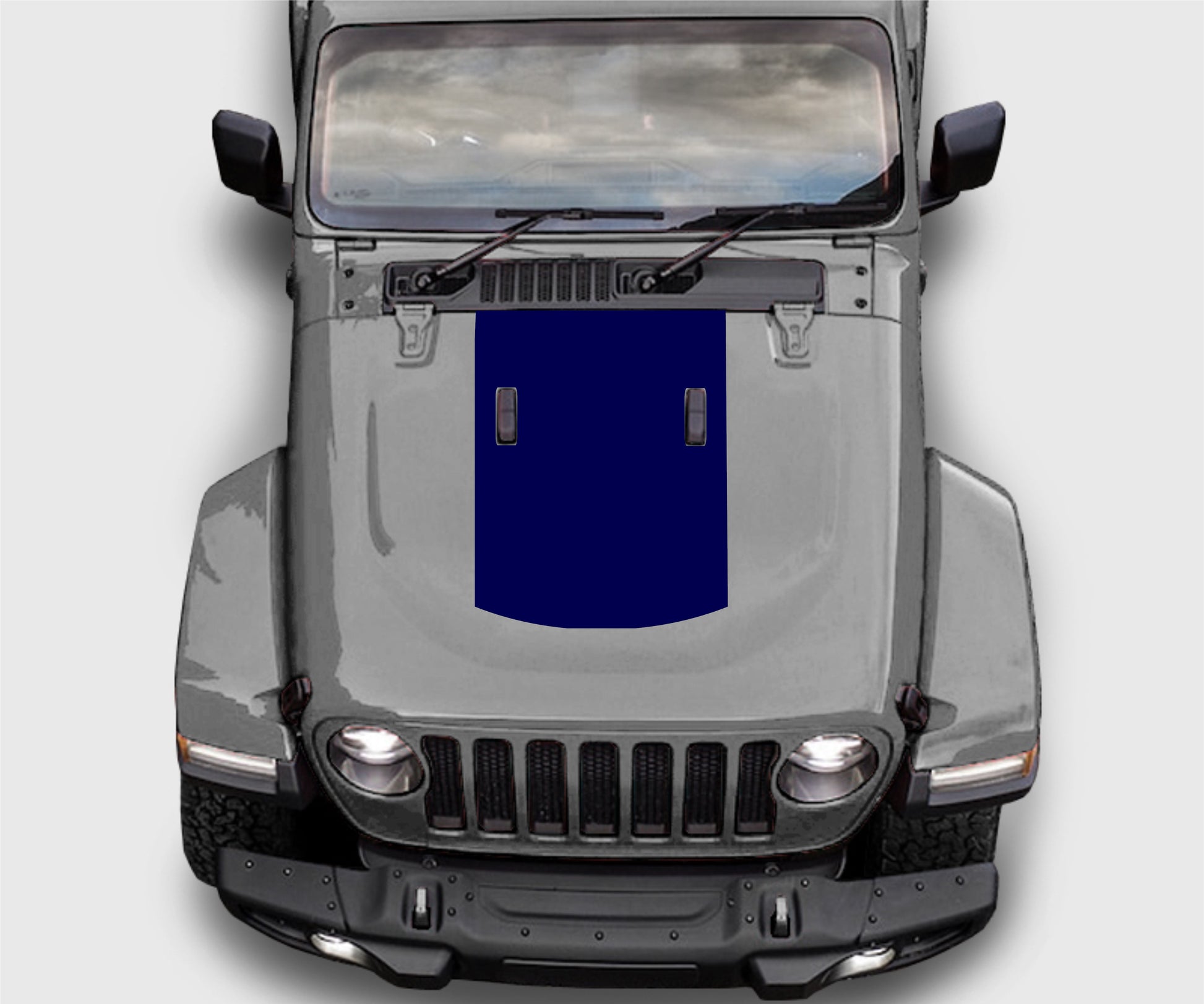 Jeep Wrangler JL/JK/Gladiator Blackout Hood Decal Sticker – US PATRIOTS  DESIGN