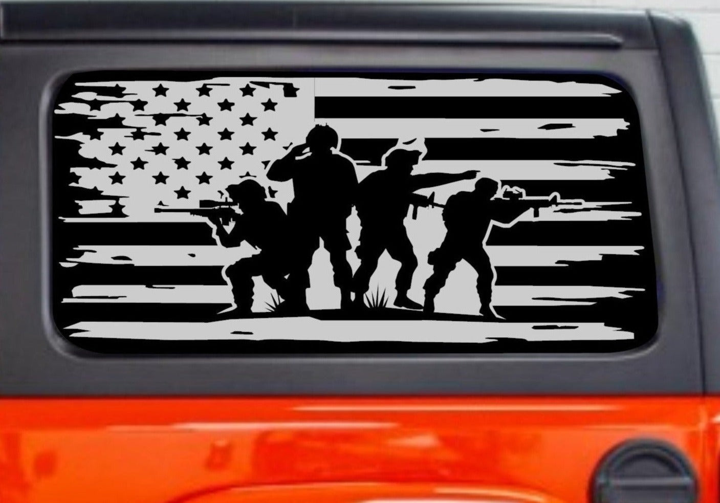 Jeep Wrangler JL JK (2-Door Rear Side Windows) Decals Stickers Set of – US  PATRIOTS DESIGN