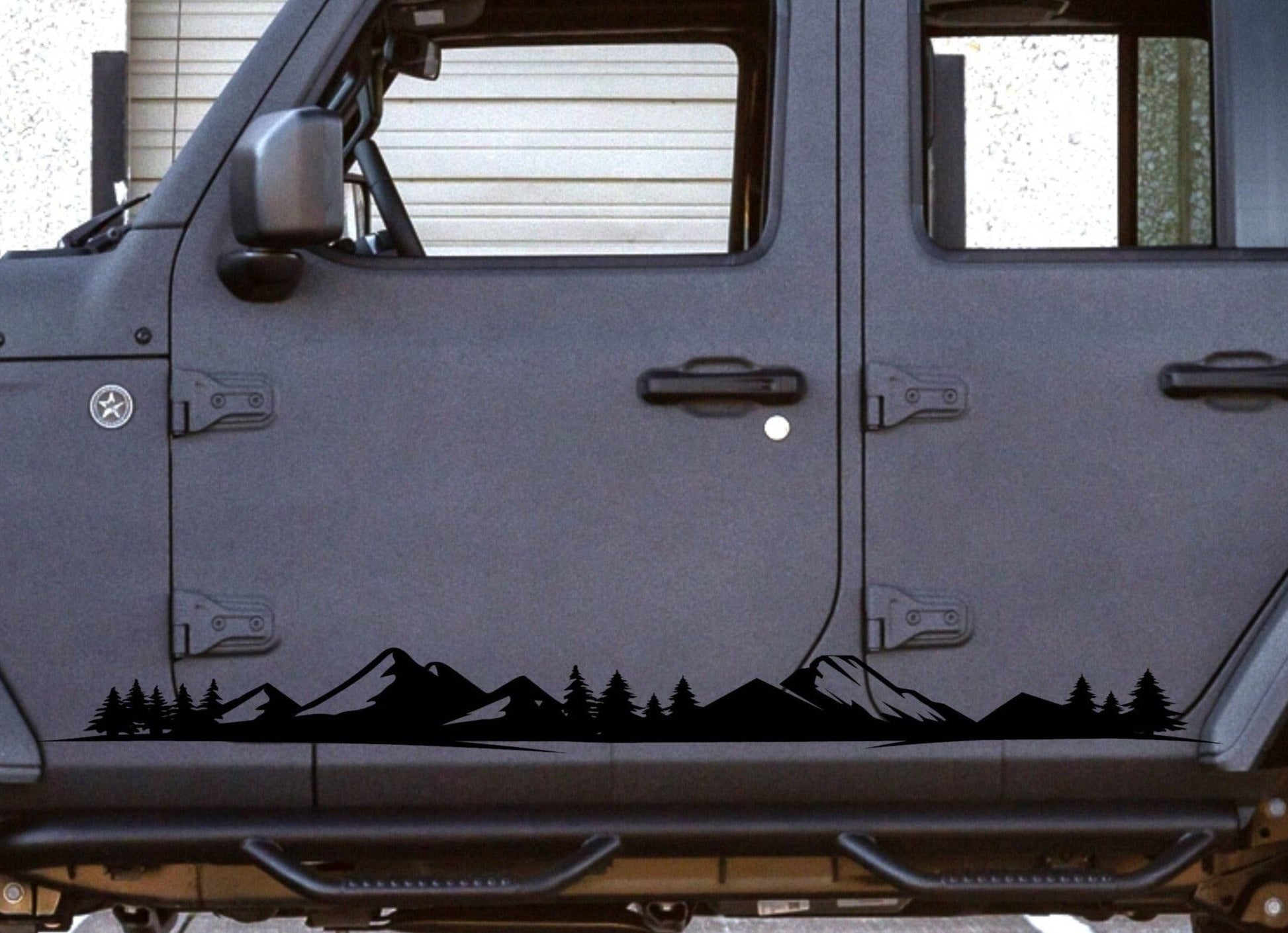Jeep Wrangler JK, JL or Gladiator Truck Decals Set of Mountain Silhoue – US  PATRIOTS DESIGN