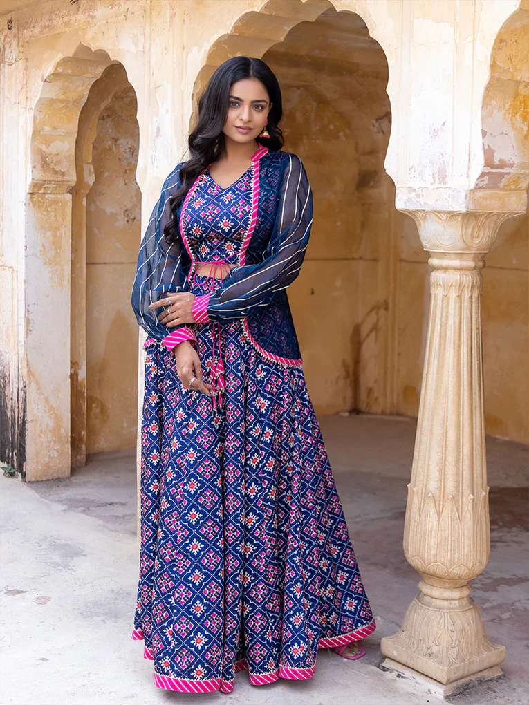 Kurti With Lehenga