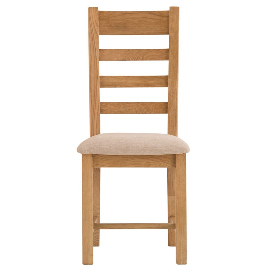 oak dining chairs with padded seats