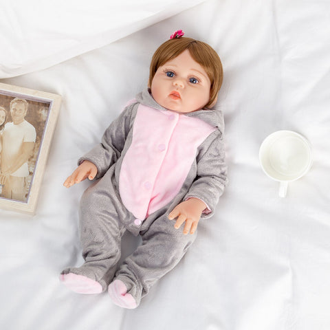 Boneca Bebê Reborn Menina Roupa Vaquinha – Lojas Martorini