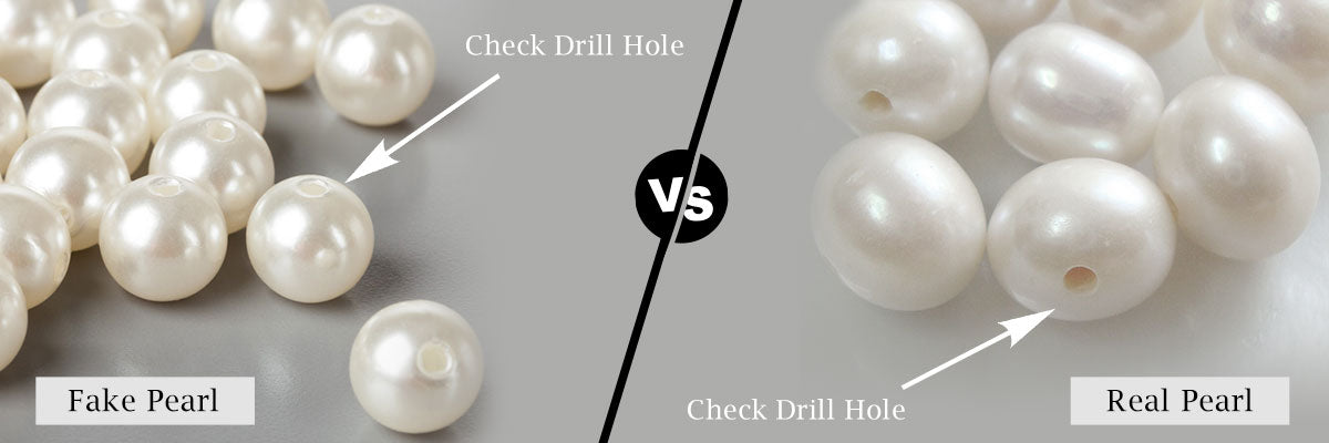 Check for little hints around the drill holes: