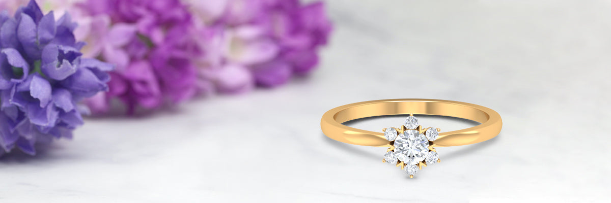 Enchanting Floral Promise Ring