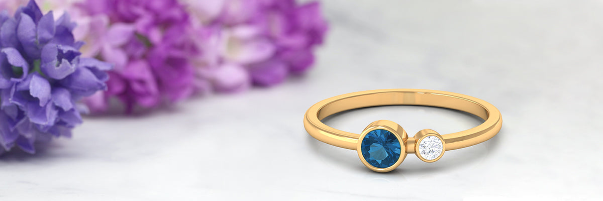 Stylish and Remarkable Two Stone Promise Ring