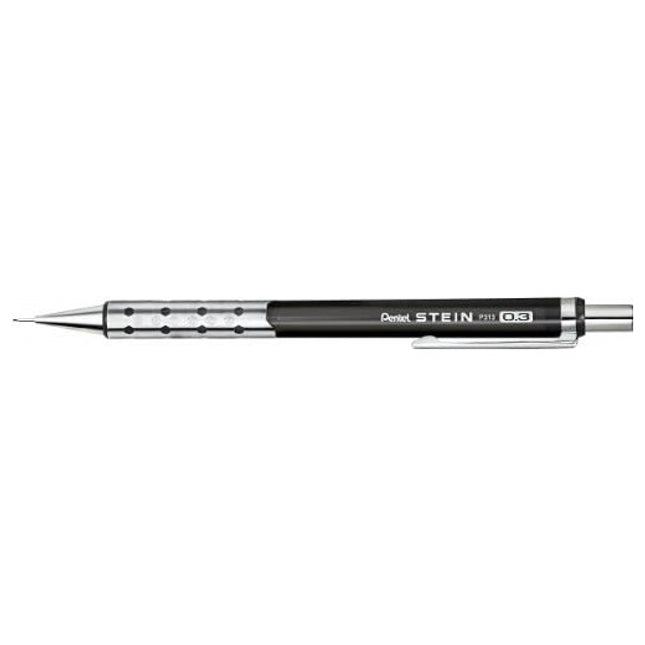 Pentel Mechanical Pencil, Stein, 0.3mm, White (P313-CW)