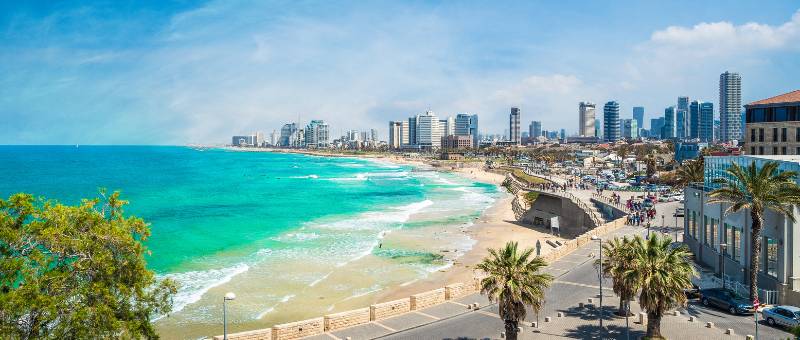 Tel Aviv coastline