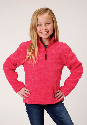 Roper Girls Neon Pink Polyester Micro Fleece Jacket – The Western Company