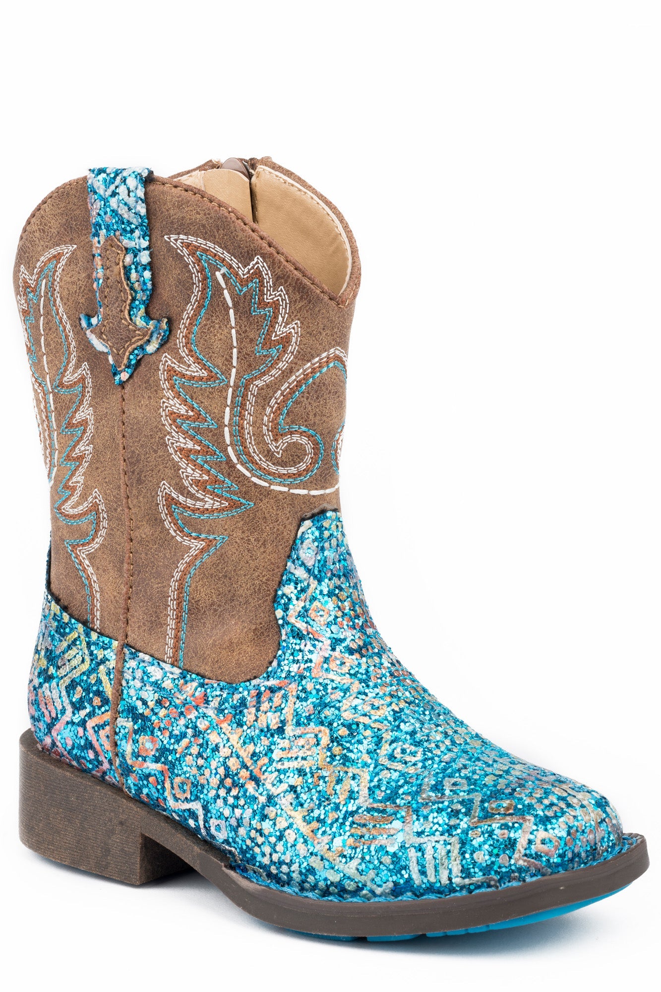 glitter cowboy boot