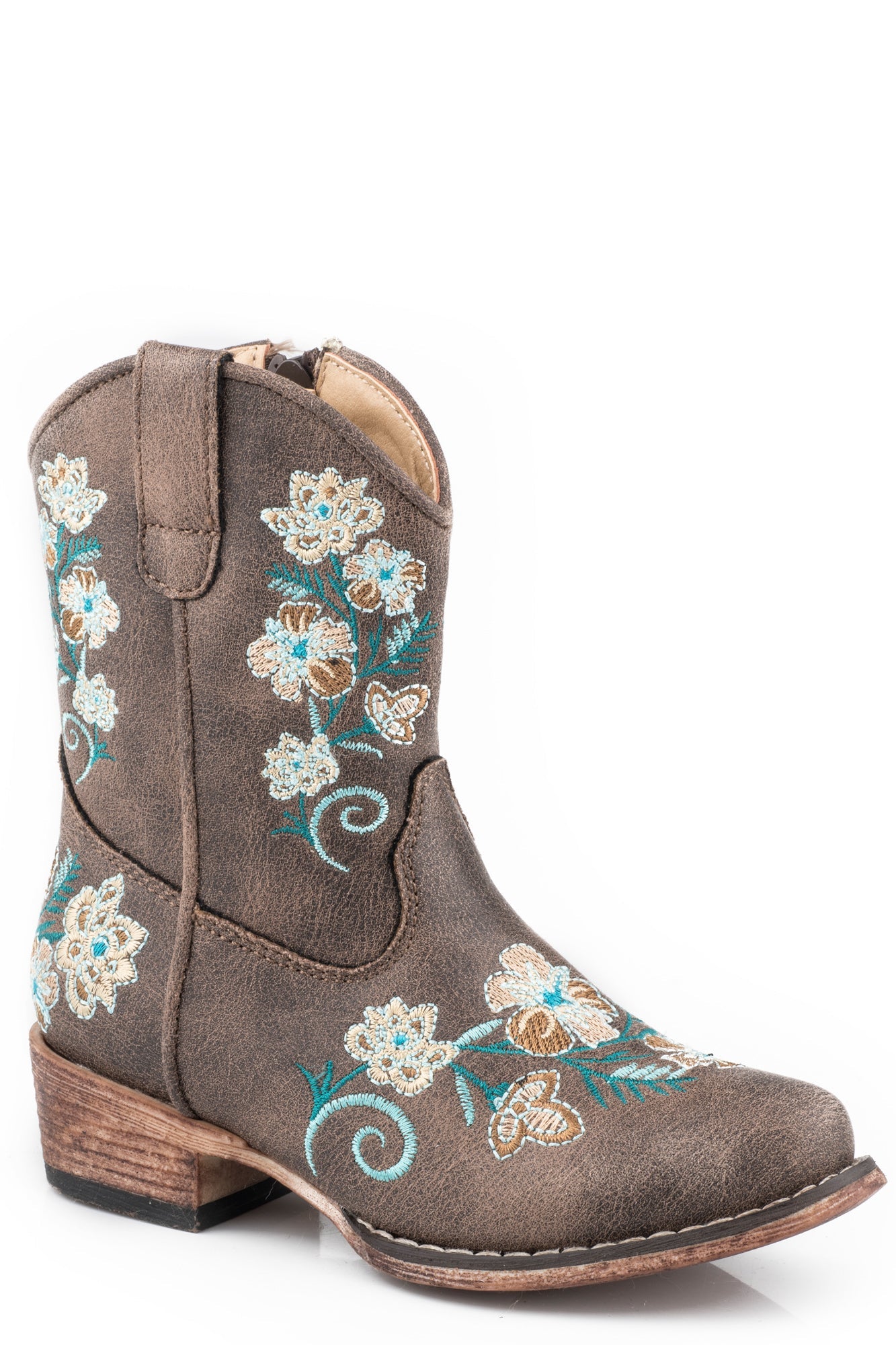 girls teal cowboy boots