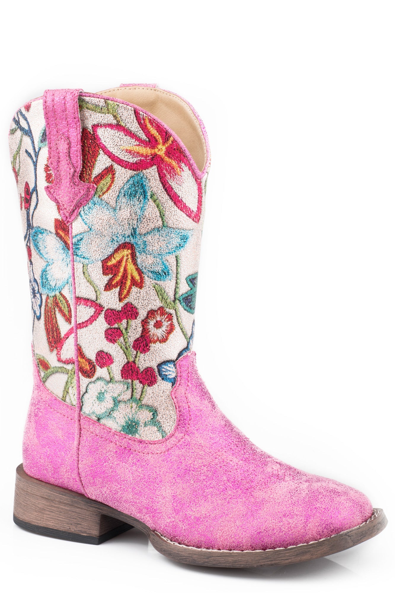 kids pink cowboy boots