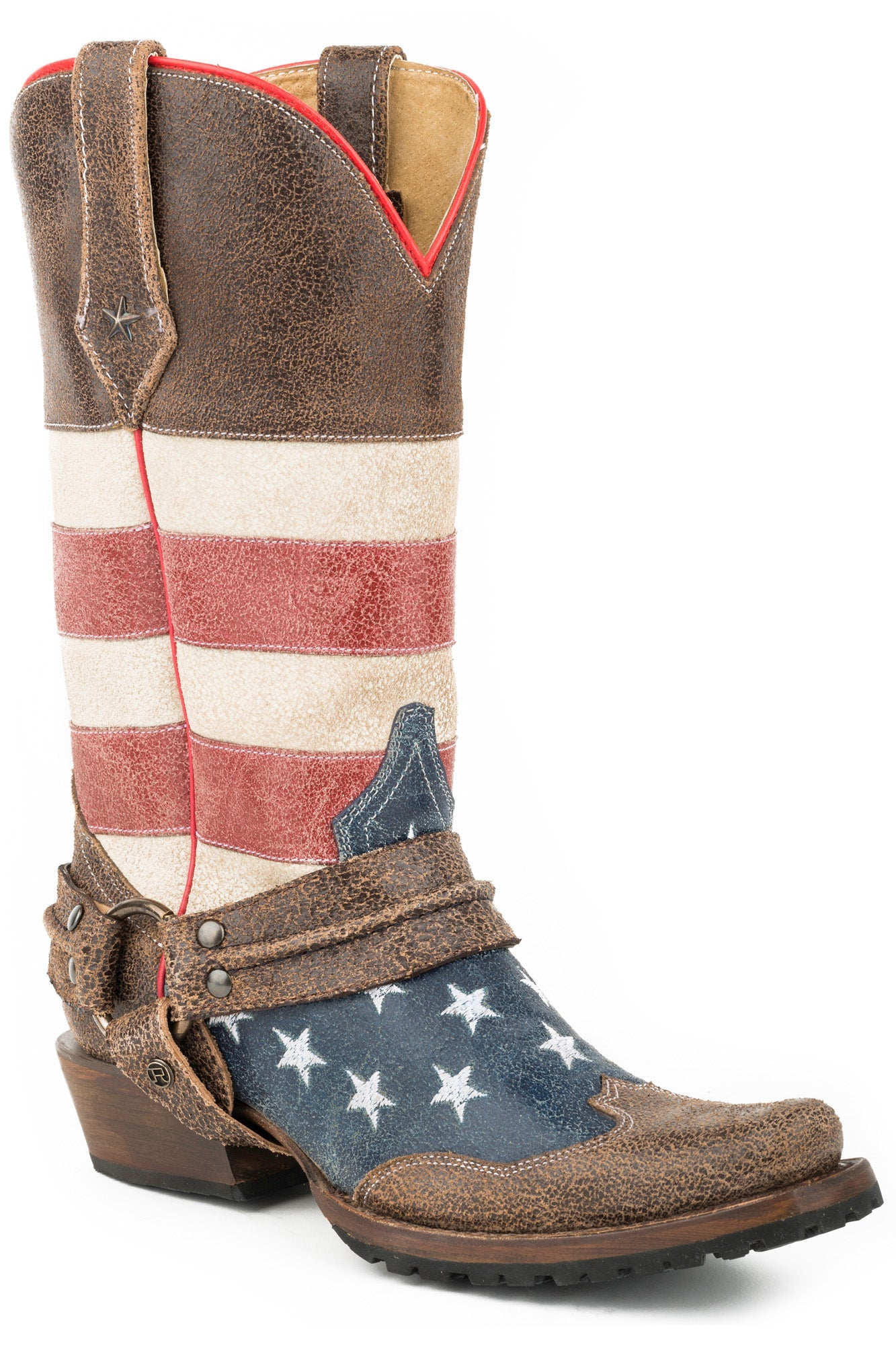 roper flag boots