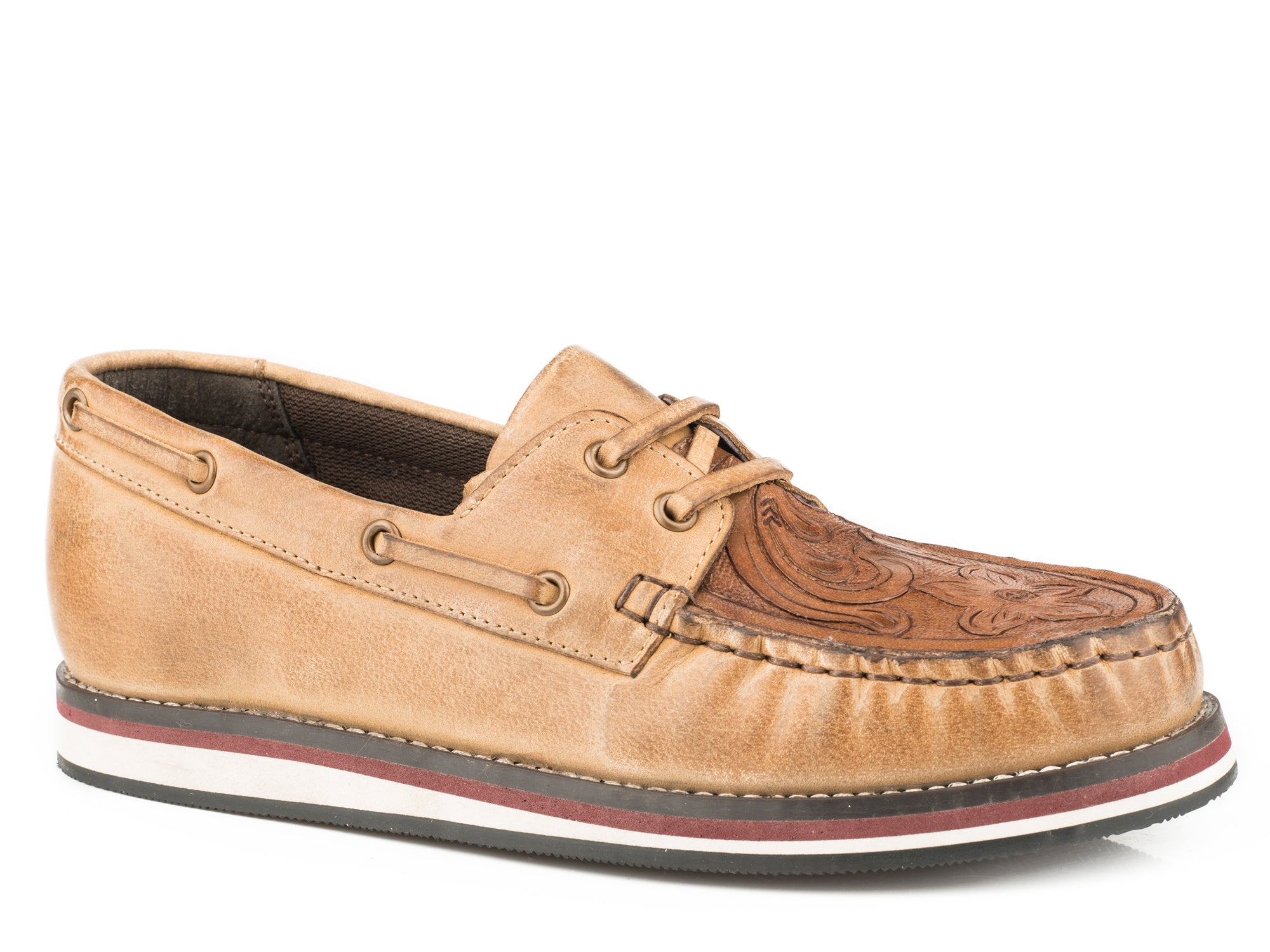 womens tan leather loafers