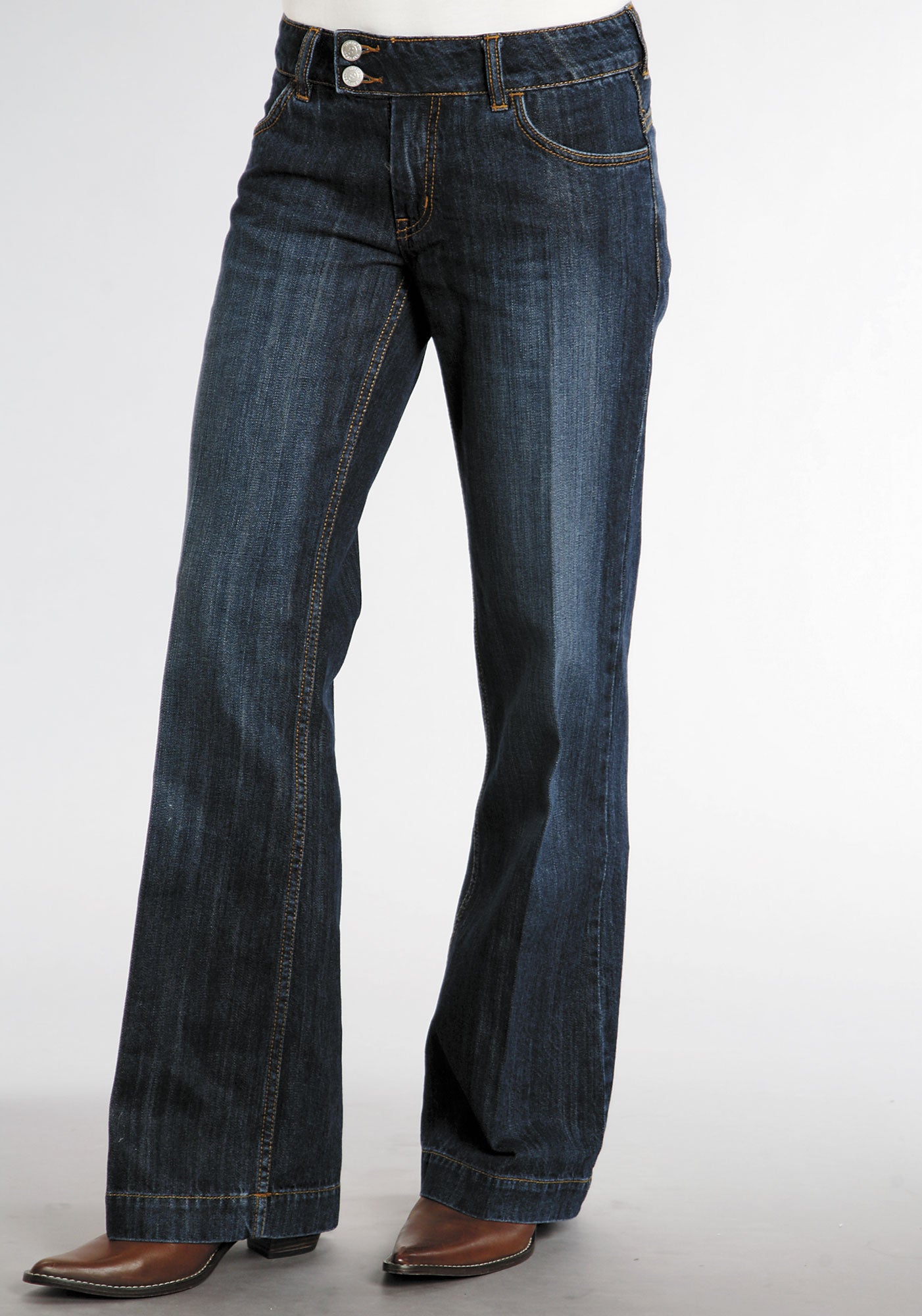 womens western flare jeans