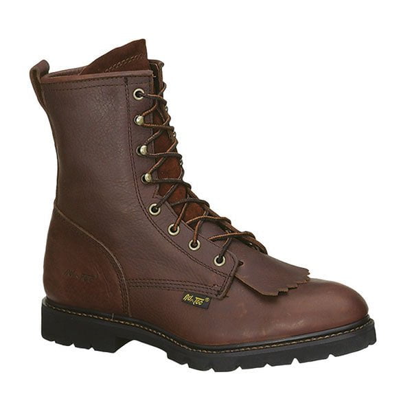 AdTec Mens Chestnut 9in Lacer Work Boots Leather Packer – The Western ...