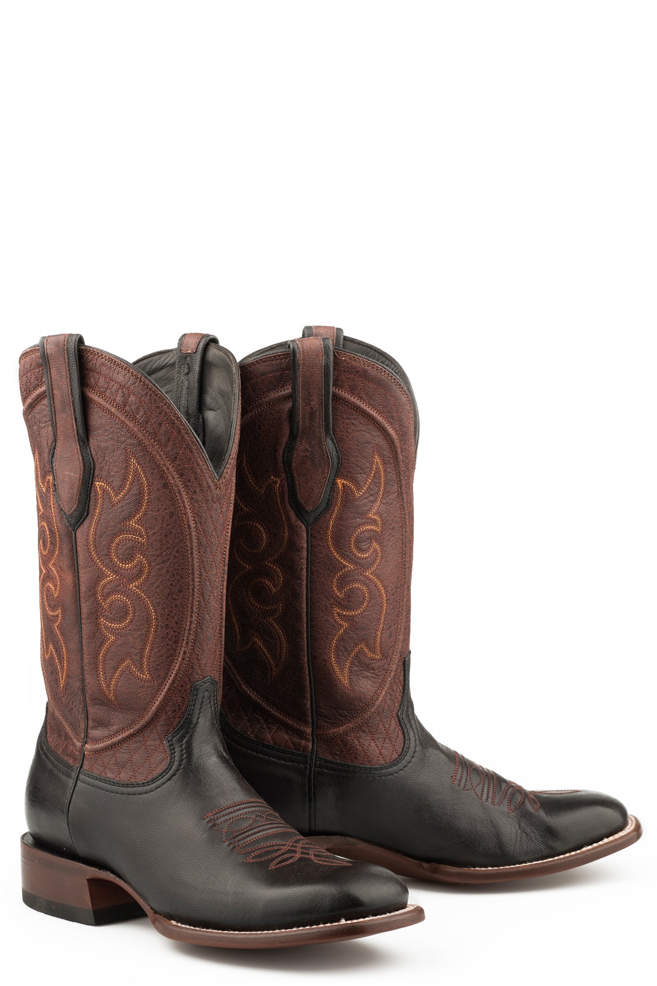 goat leather cowboy boots