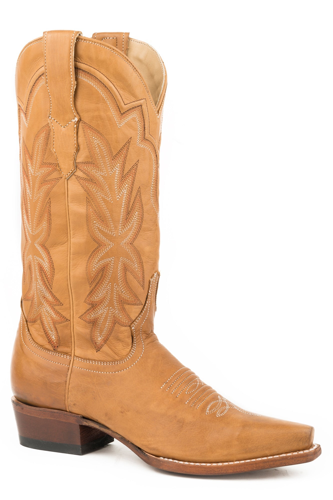 tan leather cowboy boots ladies