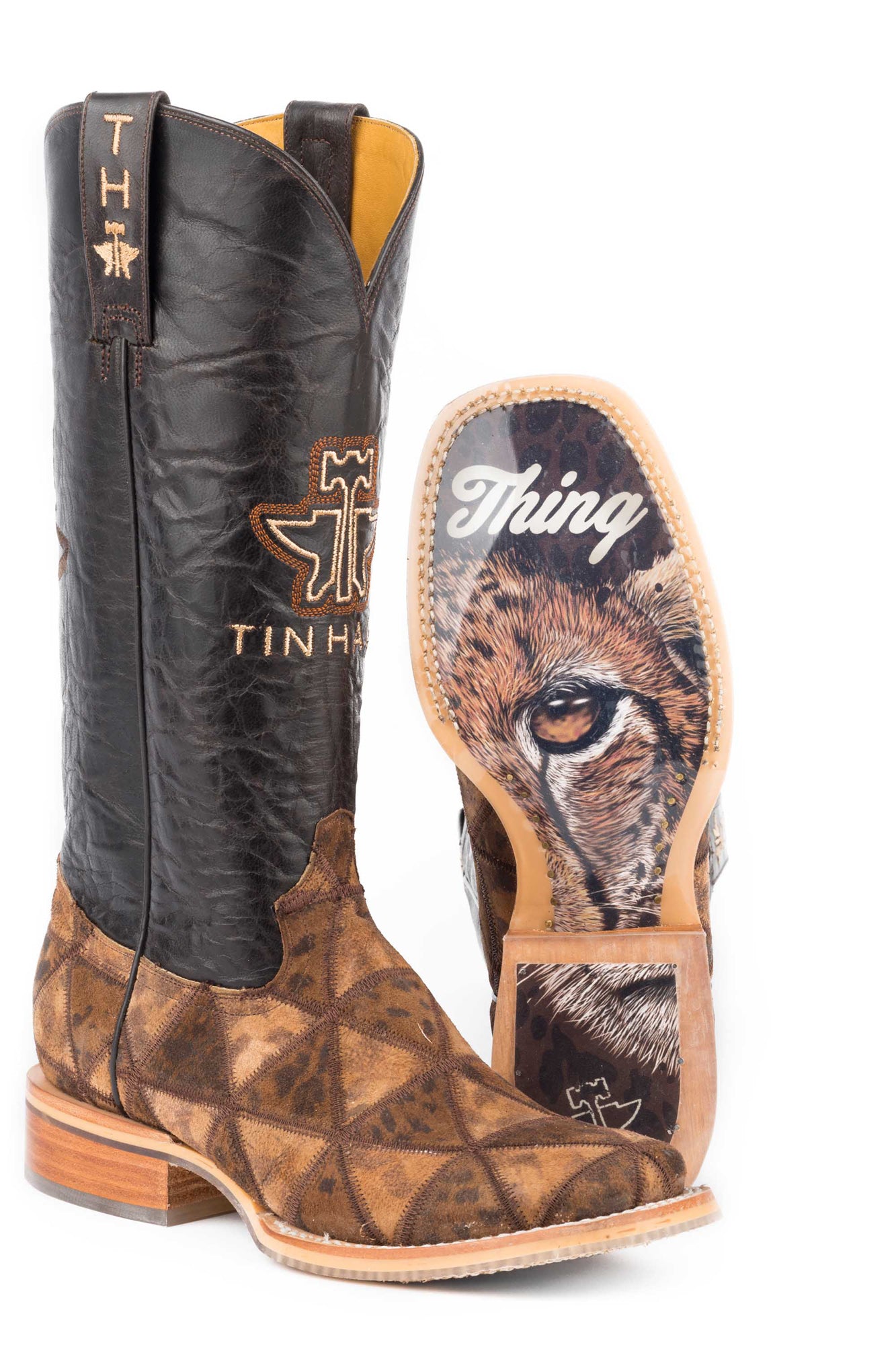 cheetah western boots