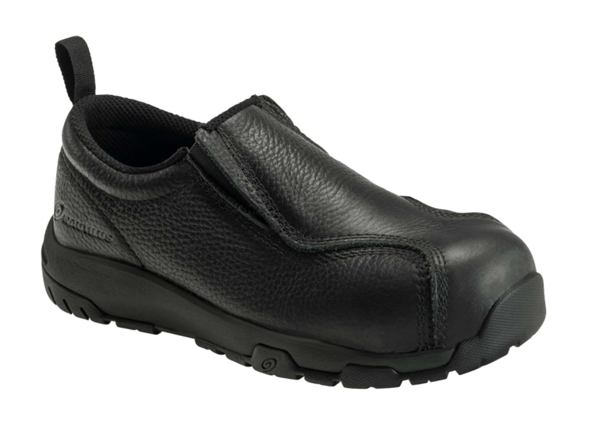 Nautilus Mens Black Leather Comp Toe 1656 ESD Work Shoes – The Western  Company