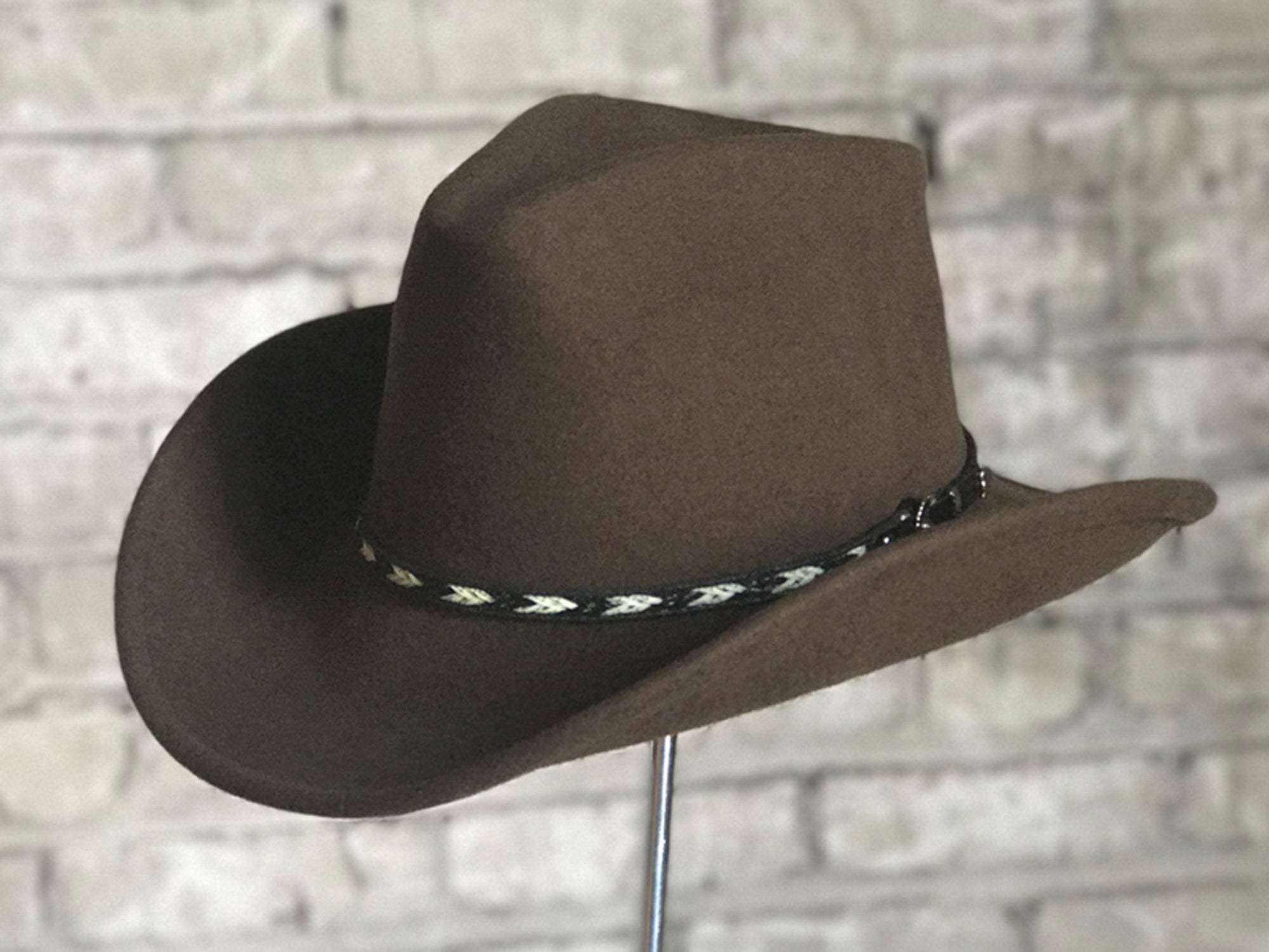 Rockmount Mens Brown Felt Cowboy Crushable Hat – The Western Company