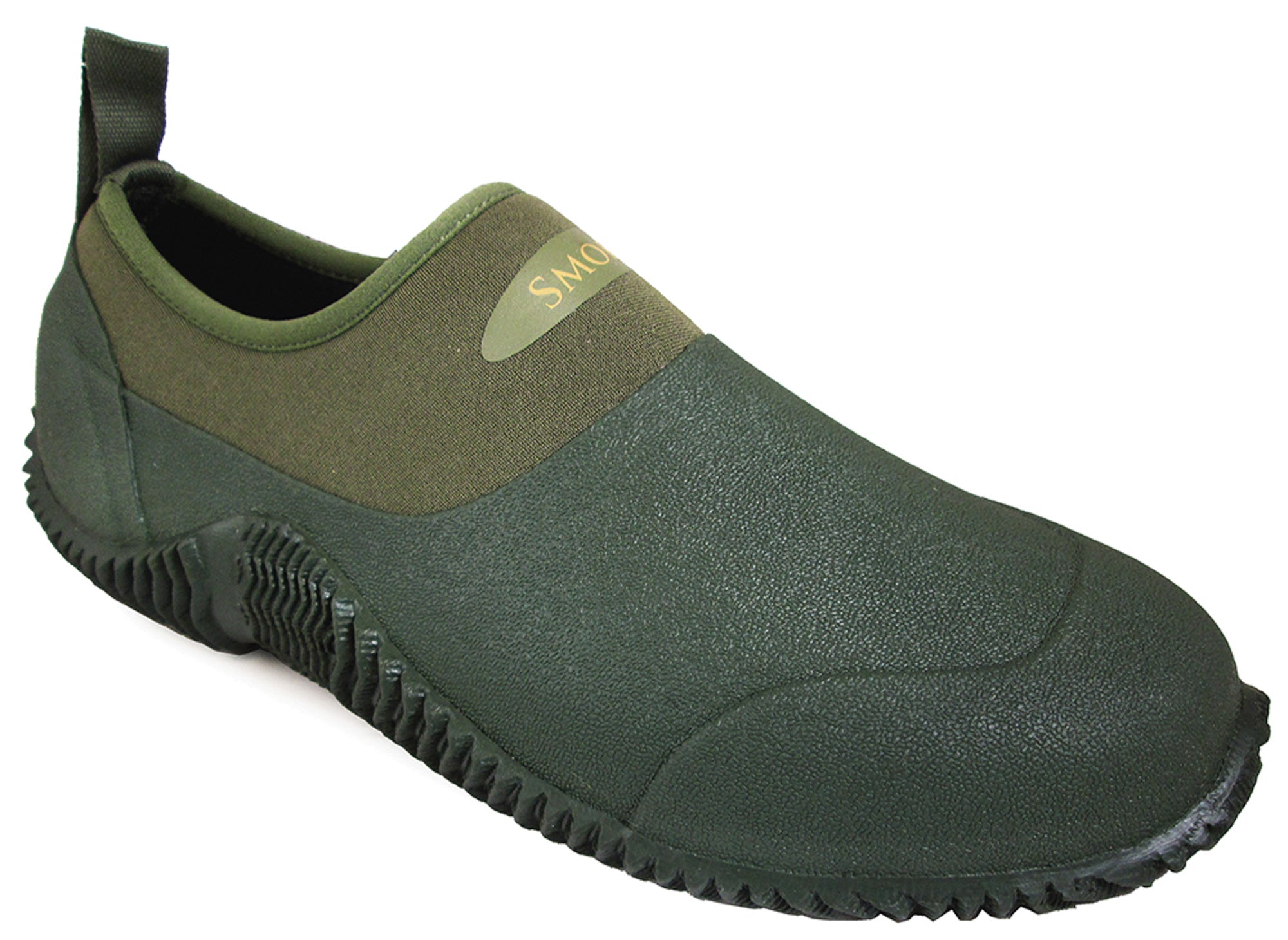 green rubber shoes