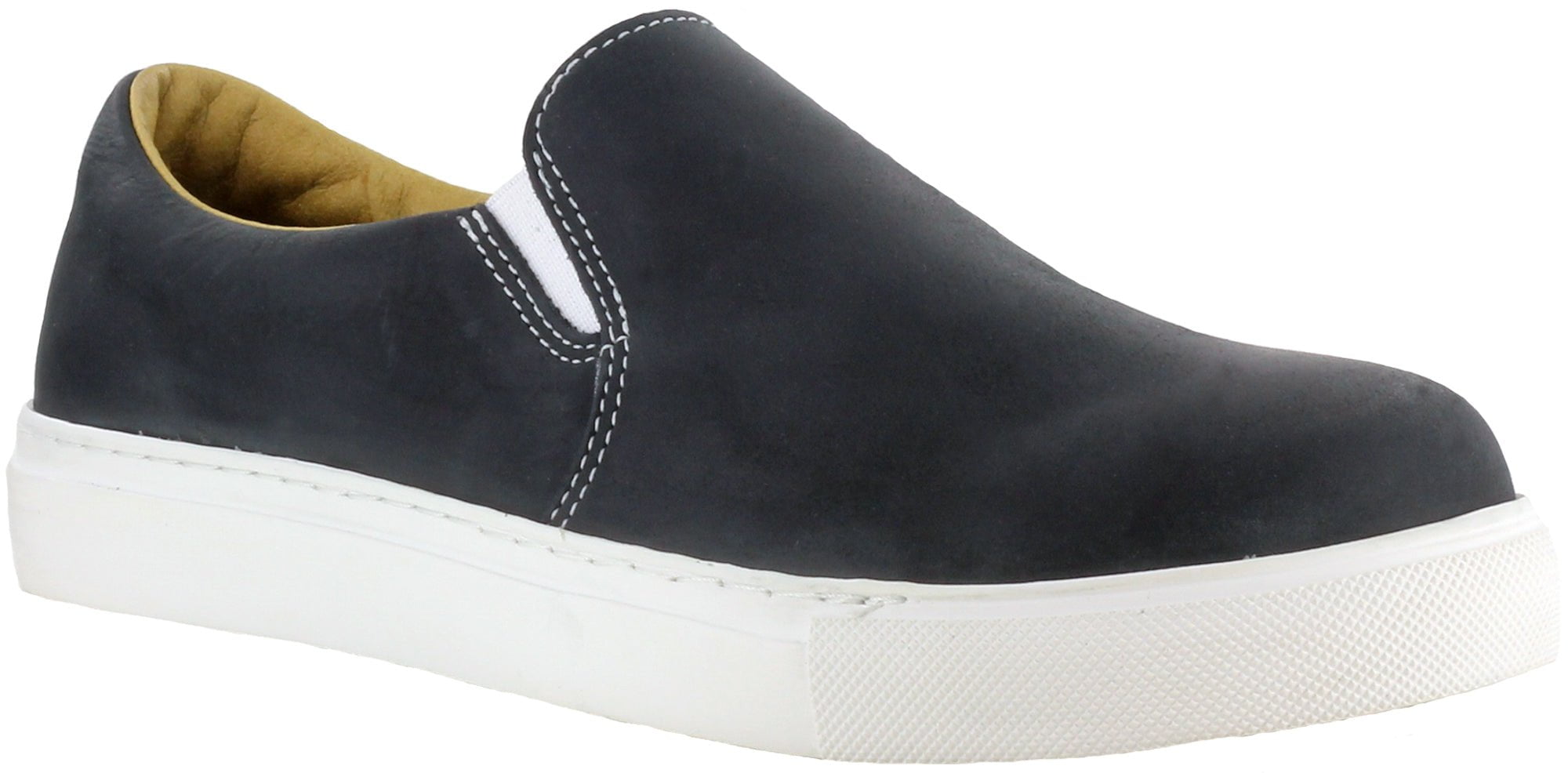 Mellow Walk Jessica Womens Black Leather Slip-On Shoes 9 E – The ...