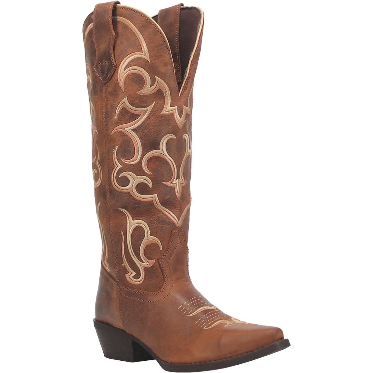 Laredo Womens Kirby Cowboy Boots Leather Tan – The Western Company