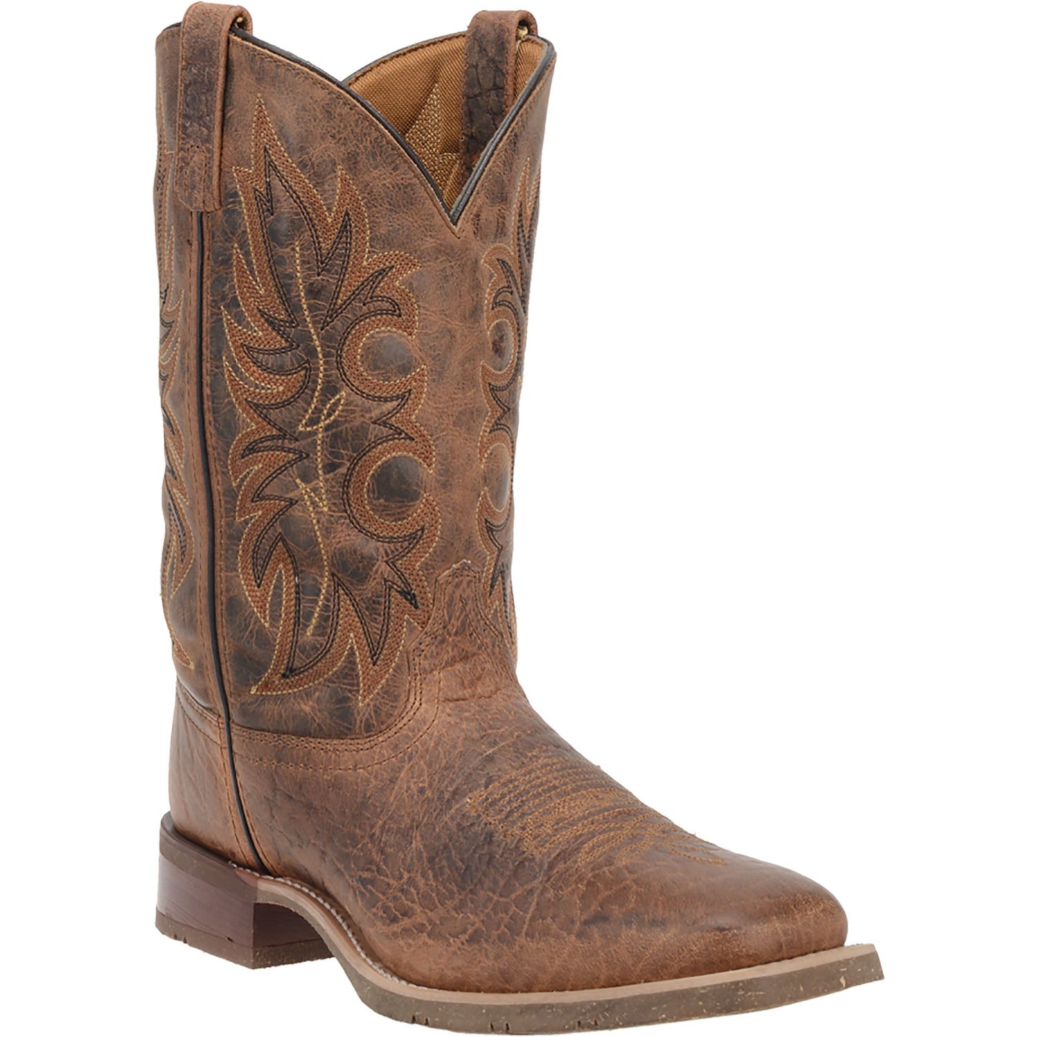 Laredo Mens Rust Cowboy Boots Leather Square Toe – The Western Company