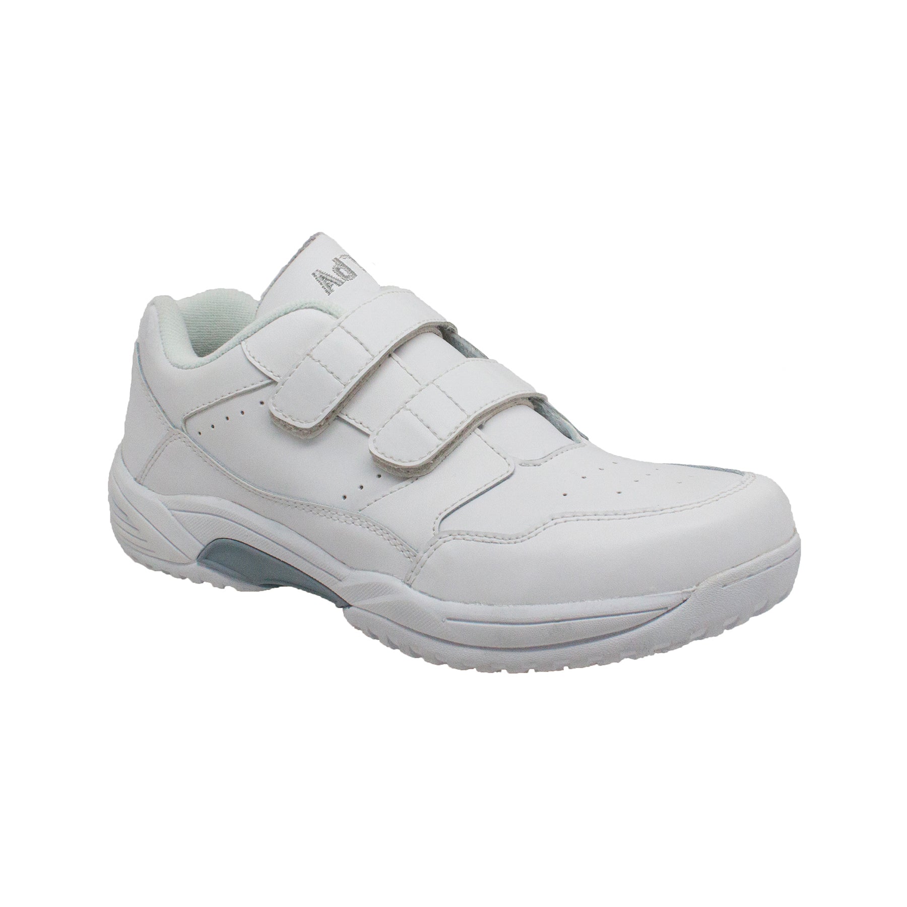 white leather uniform shoes