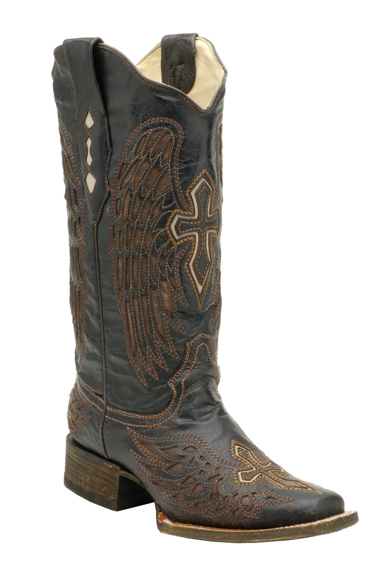 western boots with crosses