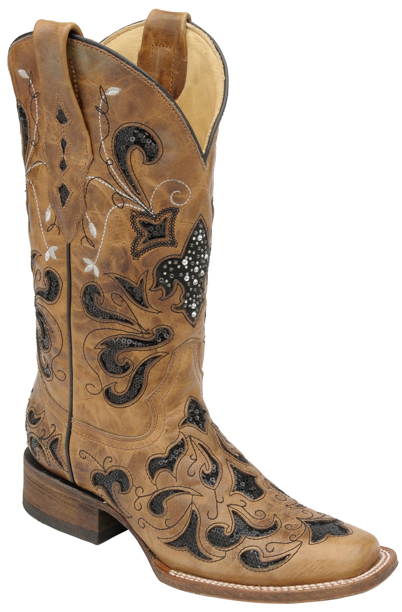 Corral Boots Womens Leather Fleur De 